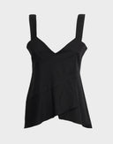 Philosophy - Top nero anni 2000 in cotone 