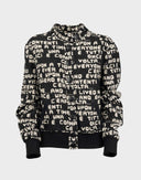 Moschino Cheap and Chic - Giubbotto nero a fantasia 