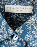 Stella McCartney - Camicia azzurra fantasia paisley 