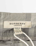 Burberry - Pantaloni grigi tartan anni 2000 