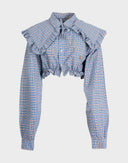 Camicia e collo bon ton up-cycled 