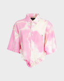 Camicia body rouche up-cycled 