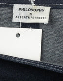Philosophy di Alberta Ferretti - Vestito in denim anni '90 