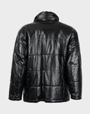 Emporio Armani - Giubbotto imbottito in pelle 