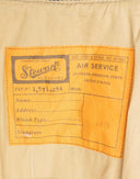 Stewart - Giacca Old Glory beige in pelle 