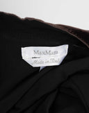 Max Mara - Gonna marrone al ginocchio anni 90 