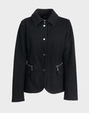 Giubbotto nero in lana CD-15-ART016701 Moncler