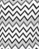 T-shirt anni 2000 bianca e nera a zig zag CD-07-ART005816 Missoni