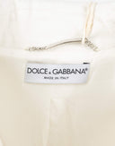 Trench bianco in lana 