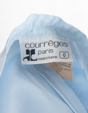 Courreges - Pantaloni flare azzurri anni 70/80 