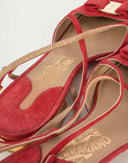 Salvatore Ferragamo - Sandali rossi anni '90 