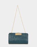 Rodo - Borsa blu in midollino anni '80 