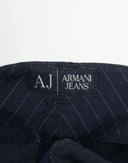 Armani - Pantaloni a righe blu anni 2000 