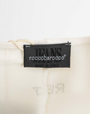 Rocco Barocco - Top bianco con borchie 