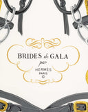 Hermes - Foulard 'Brides de Gala' rosso anni '90 
