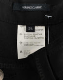 Versace Classic - Pantaloni neri con fregio 