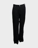 Versace - Pantaloni neri regular fit 