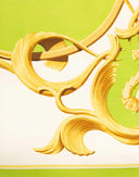 Hermes - Foulard 'Crown' verde anni '90 