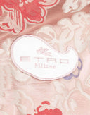 Giacca rosa floreale in seta 