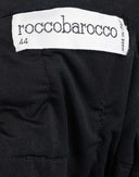 Roccobarocco - Vestito nero con intrecci 