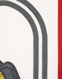 Hermes - Foulard 'Brides de Gala' rosso anni '90 