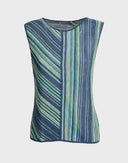 Missoni - Top a righe multicolore anni 80/90 