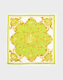 Hermes - Foulard 'Crown' verde anni '90 