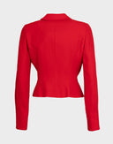 Armani - Blazer rosso anni 2000 in cotone 