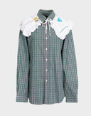 Vestito e collo bon ton calcio up-cycled 