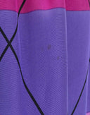 Vestito chemisier viola anni '80 