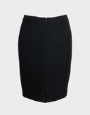 Gonna nera plain in lana CD-17-ART008801 Versace