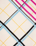 Christian Dior - Foulard in 100% seta con fantasia geometrica 