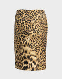 Roberto Cavalli - Gonna longuette animalier 