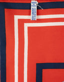 Lanvin - Fazzoletto in seta fantasia geometrica 