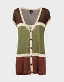 Cardigan laminato a righe CD-10-ART004316 Just Cavalli