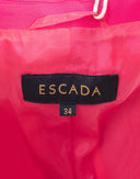 Escada - Blazer fucsia con bottoni gioiello anni 2000 
