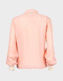 Camicia romantica rosa in seta CD-06-ART0111C/07 Louis Feraud
