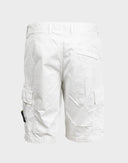 Stone Island - Bermuda bianchi con tasconi 