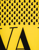 Valentino - Foulard in seta giallo e nero 