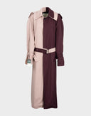 Trench bicolore up-cycled 