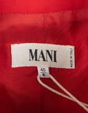 Armani - Blazer rosso anni 2000 in cotone 