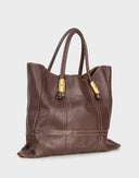 Valentino - Borsa a spalla marrone in pelle 