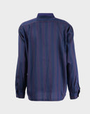 Genny - Camicia a righe viola anni '90 