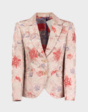 Etro - Giacca rosa floreale in seta 