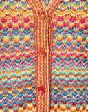 Cardigan multicolore anni '80 