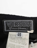 Gonna nera plain in lana CD-17-ART008801 Versace