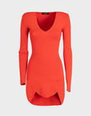 Dsquared - Vestito rosso stretch 