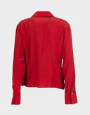 Louis Féraud - Camicia rossa anni 90 in seta 