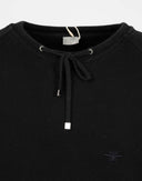 Christian Dior - Felpa nera con ape ricamata 