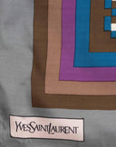 Yves Saint Laurent - Foulard fantasia geometrica '80 